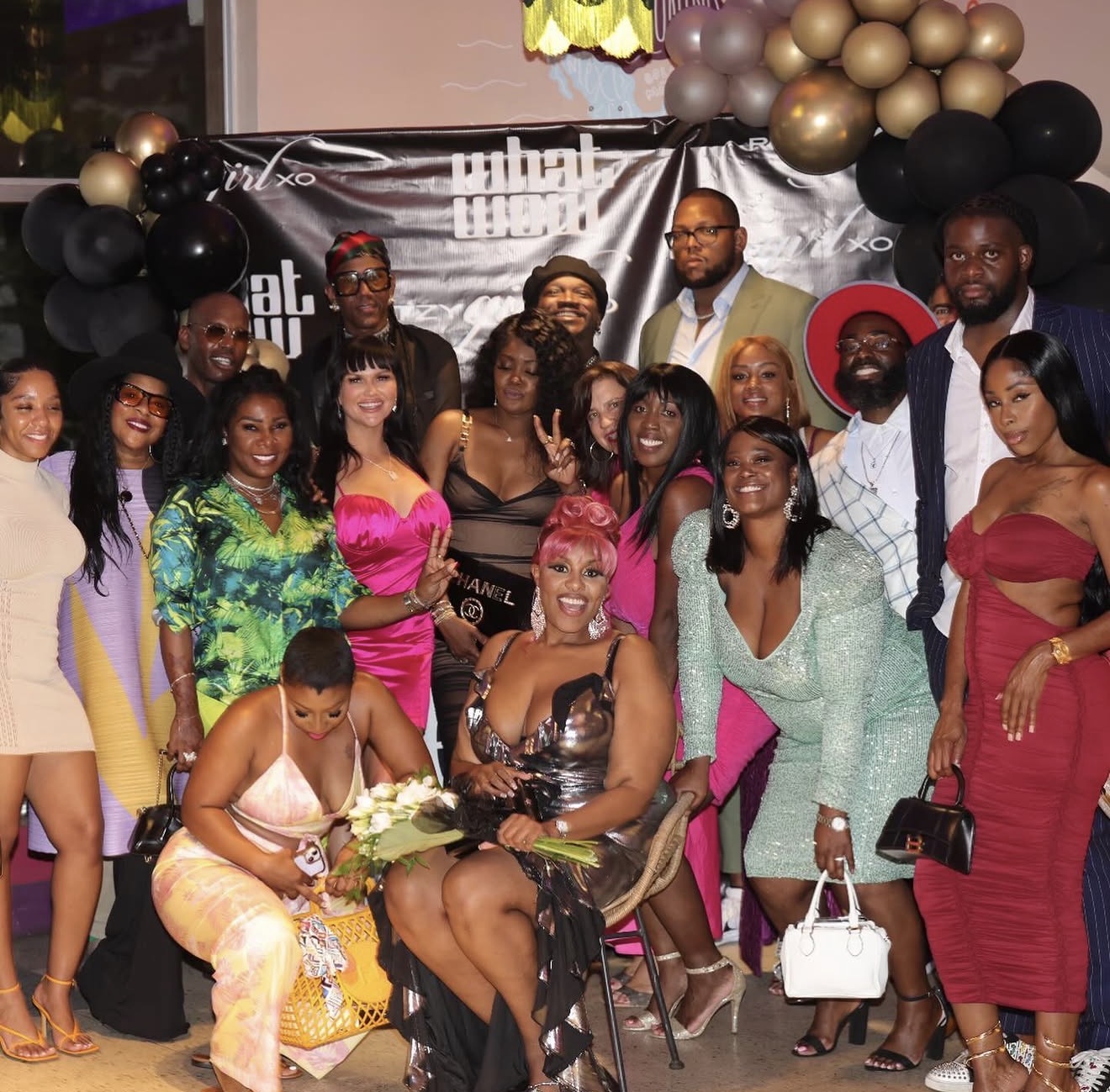 Nikki and attendees celebrating WhatWow TV